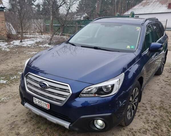 Синий Субару Аутбек, объемом двигателя 2 л и пробегом 202 тыс. км за 12800 $, фото 1 на Automoto.ua
