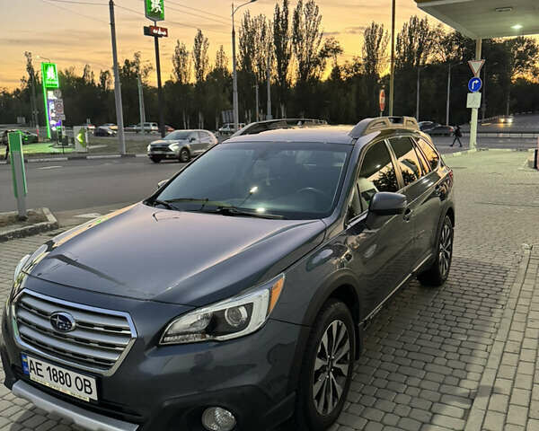 Синий Субару Аутбек, объемом двигателя 2.5 л и пробегом 156 тыс. км за 16000 $, фото 1 на Automoto.ua