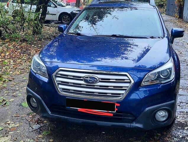 Синий Субару Аутбек, объемом двигателя 2.5 л и пробегом 100 тыс. км за 16500 $, фото 1 на Automoto.ua