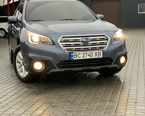 Синий Субару Аутбек, объемом двигателя 2.46 л и пробегом 174 тыс. км за 12900 $, фото 1 на Automoto.ua