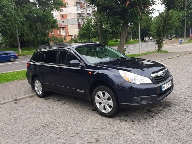 Синий Субару Аутбек, объемом двигателя 2.5 л и пробегом 256 тыс. км за 8600 $, фото 1 на Automoto.ua