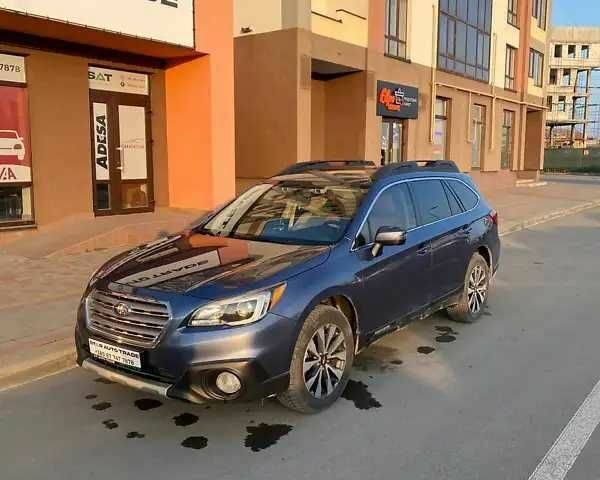 Синій Субару Аутбек, об'ємом двигуна 2.5 л та пробігом 163 тис. км за 15250 $, фото 1 на Automoto.ua
