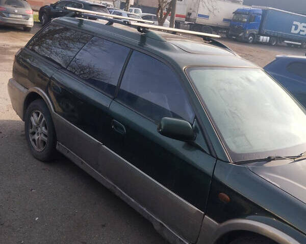 Зеленый Субару Аутбек, объемом двигателя 2.46 л и пробегом 350 тыс. км за 2500 $, фото 1 на Automoto.ua