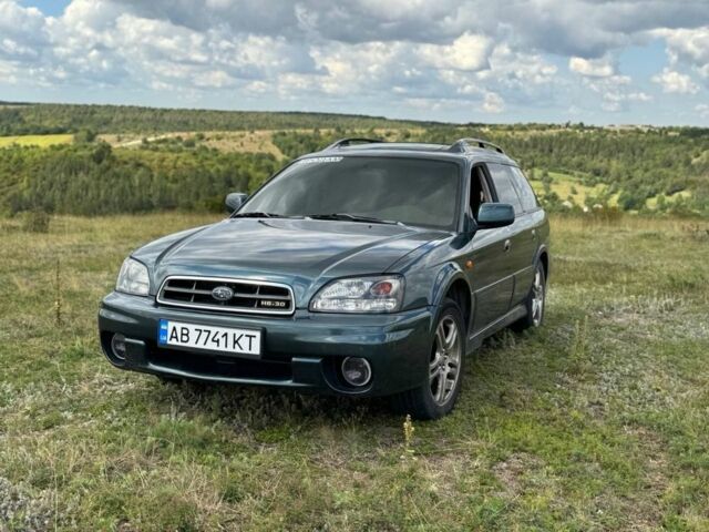 Зелений Субару Аутбек, об'ємом двигуна 3 л та пробігом 400 тис. км за 5500 $, фото 1 на Automoto.ua