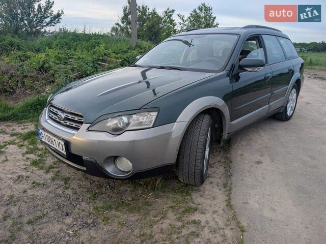 Зелений Субару Аутбек, об'ємом двигуна 2.46 л та пробігом 330 тис. км за 4400 $, фото 1 на Automoto.ua