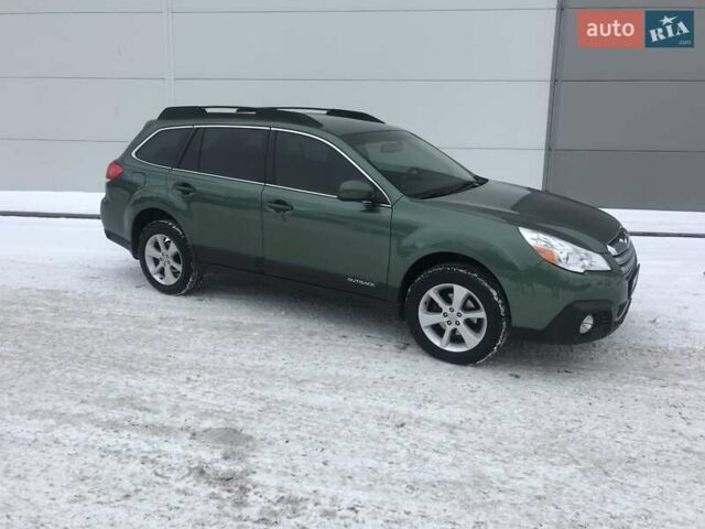 Зелений Субару Аутбек, об'ємом двигуна 2.5 л та пробігом 152 тис. км за 10700 $, фото 1 на Automoto.ua