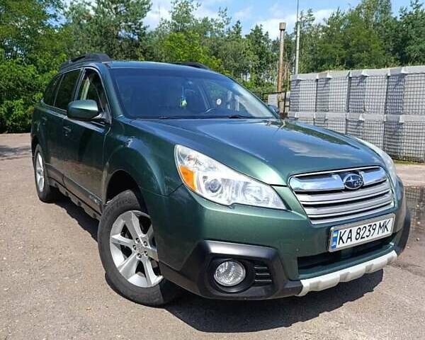 Зеленый Субару Аутбек, объемом двигателя 2.5 л и пробегом 256 тыс. км за 11800 $, фото 1 на Automoto.ua