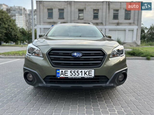 Зелений Субару Аутбек, об'ємом двигуна 2.5 л та пробігом 77 тис. км за 17900 $, фото 1 на Automoto.ua