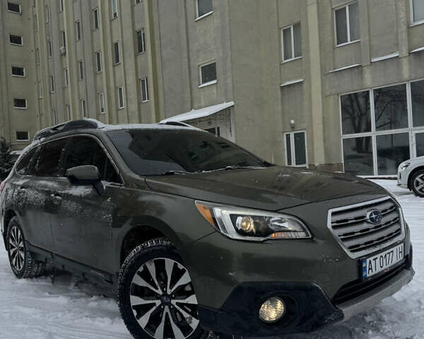 Зеленый Субару Аутбек, объемом двигателя 2.5 л и пробегом 186 тыс. км за 14899 $, фото 1 на Automoto.ua