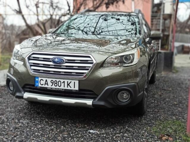 Зеленый Субару Аутбек, объемом двигателя 2.5 л и пробегом 92 тыс. км за 18200 $, фото 1 на Automoto.ua