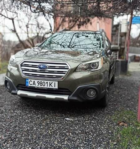 Зеленый Субару Аутбек, объемом двигателя 2.5 л и пробегом 92 тыс. км за 18200 $, фото 1 на Automoto.ua