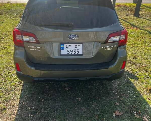 Зеленый Субару Аутбек, объемом двигателя 2.46 л и пробегом 96 тыс. км за 18000 $, фото 1 на Automoto.ua