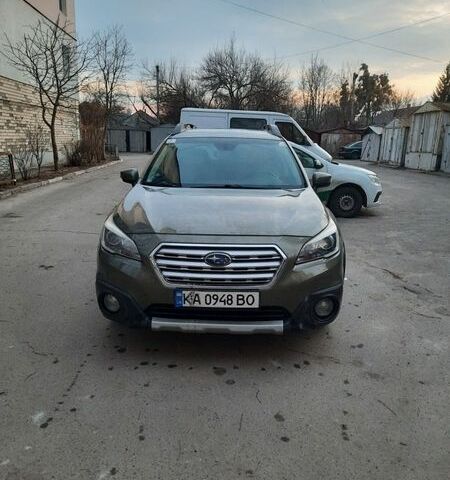 Зеленый Субару Аутбек, объемом двигателя 2.5 л и пробегом 228 тыс. км за 15500 $, фото 1 на Automoto.ua