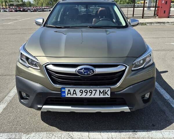 Зеленый Субару Аутбек, объемом двигателя 2.39 л и пробегом 64 тыс. км за 26500 $, фото 1 на Automoto.ua