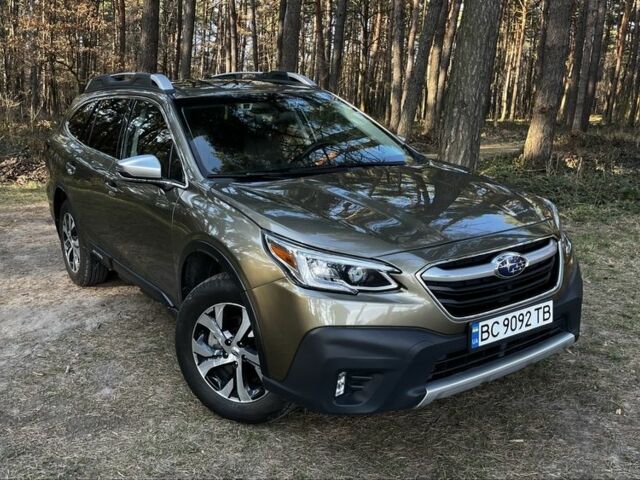 Зеленый Субару Аутбек, объемом двигателя 2.5 л и пробегом 70 тыс. км за 29600 $, фото 1 на Automoto.ua