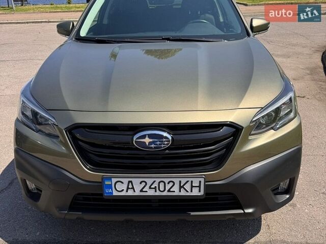 Зелений Субару Аутбек, об'ємом двигуна 2.5 л та пробігом 96 тис. км за 23000 $, фото 1 на Automoto.ua