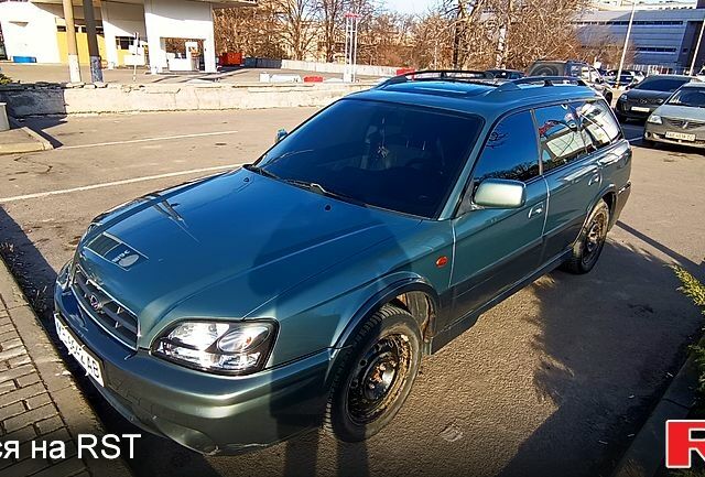 Зелений Субару Аутбек, об'ємом двигуна 2.5 л та пробігом 230 тис. км за 4300 $, фото 1 на Automoto.ua