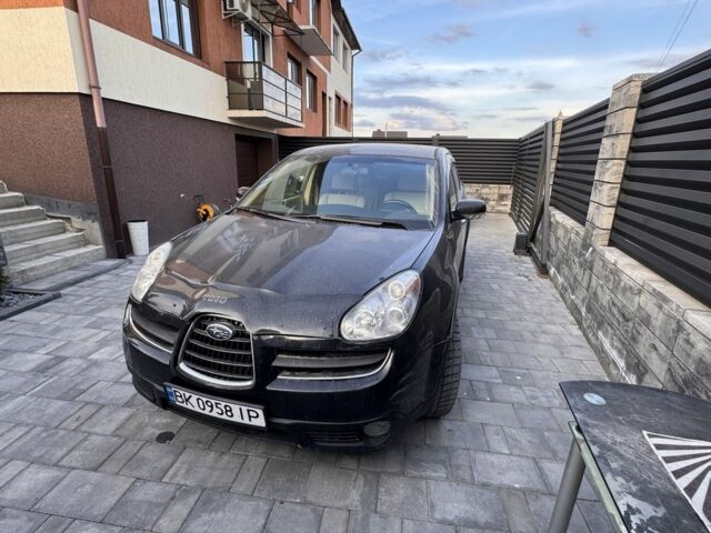 Черный Субару Трибека, объемом двигателя 3 л и пробегом 300 тыс. км за 5600 $, фото 1 на Automoto.ua