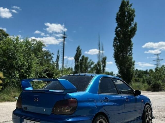 Синий Субару Impreza WRX, объемом двигателя 2 л и пробегом 200 тыс. км за 8000 $, фото 1 на Automoto.ua
