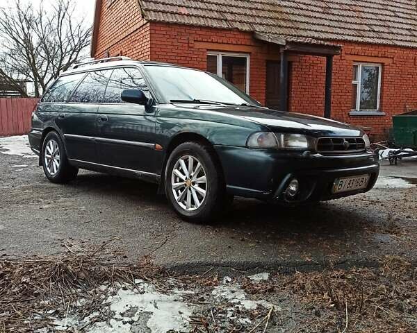 Зеленый Субару Legacy Outback, объемом двигателя 2.5 л и пробегом 340 тыс. км за 3650 $, фото 1 на Automoto.ua