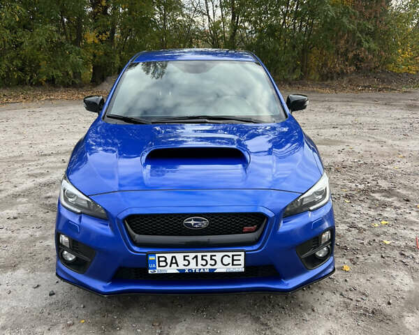 Синий Субару WRX STI, объемом двигателя 2.46 л и пробегом 127 тыс. км за 25000 $, фото 1 на Automoto.ua