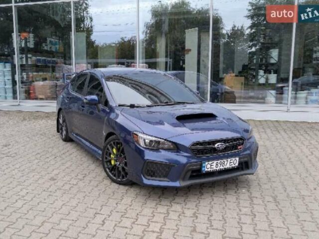 Синий Субару WRX STI, объемом двигателя 2.5 л и пробегом 129 тыс. км за 26500 $, фото 1 на Automoto.ua
