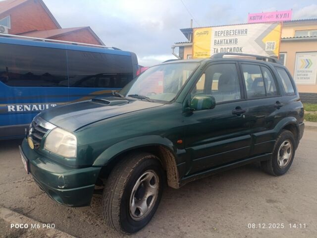 Зеленый Сузуки Гранд Витара, объемом двигателя 2 л и пробегом 268 тыс. км за 2900 $, фото 1 на Automoto.ua