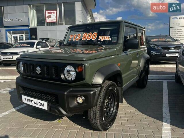 Зеленый Сузуки Джимни, объемом двигателя 1.46 л и пробегом 85 тыс. км за 16500 $, фото 1 на Automoto.ua