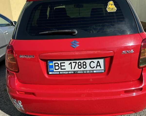 Червоний Сузукі СХ4, об'ємом двигуна 1.59 л та пробігом 188 тис. км за 6000 $, фото 1 на Automoto.ua