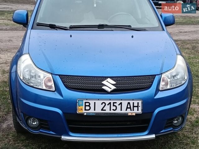 Синий Сузуки СХ4, объемом двигателя 1.6 л и пробегом 169 тыс. км за 6500 $, фото 1 на Automoto.ua