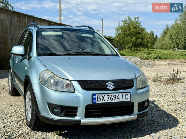 Синий Сузуки СХ4, объемом двигателя 1.59 л и пробегом 248 тыс. км за 6100 $, фото 1 на Automoto.ua