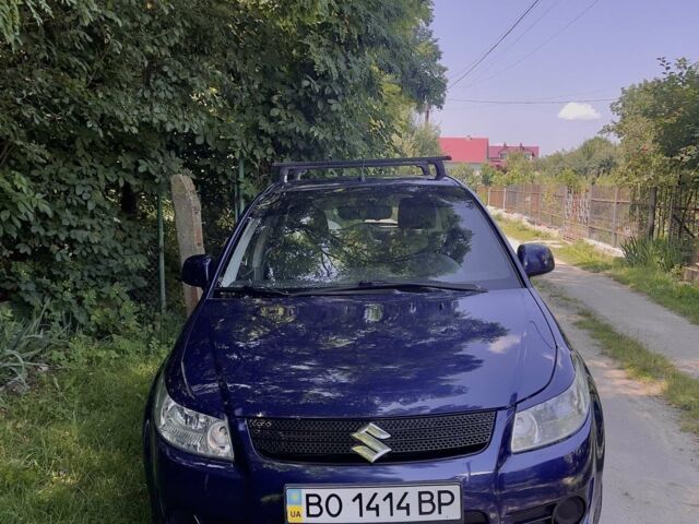 Синий Сузуки СХ4, объемом двигателя 1.59 л и пробегом 185 тыс. км за 6300 $, фото 1 на Automoto.ua