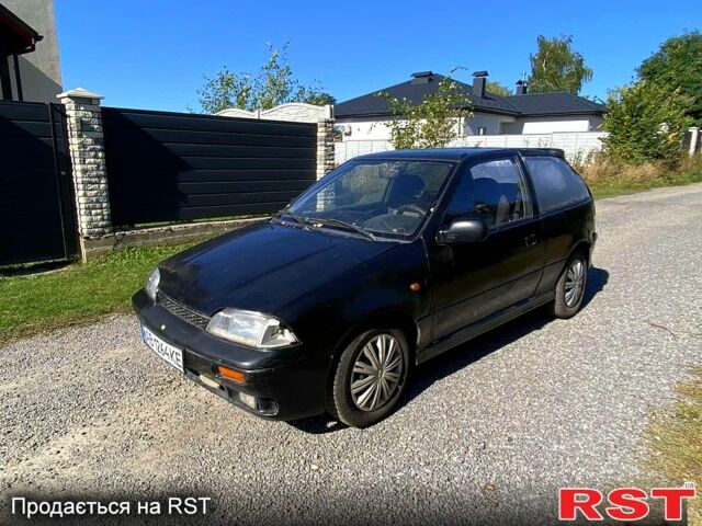 Черный Сузуки Свифт, объемом двигателя 1.3 л и пробегом 0 тыс. км за 600 $, фото 1 на Automoto.ua