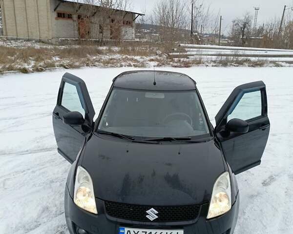 Чорний Сузукі Свифт, об'ємом двигуна 1.2 л та пробігом 170 тис. км за 6100 $, фото 1 на Automoto.ua