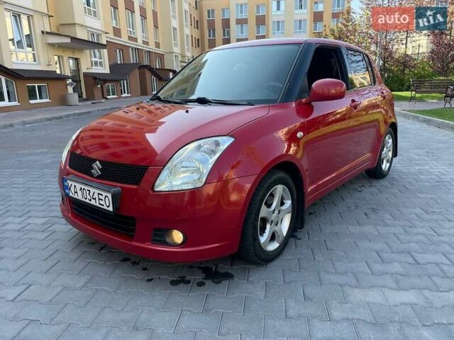 Красный Сузуки Свифт, объемом двигателя 1.49 л и пробегом 200 тыс. км за 6500 $, фото 1 на Automoto.ua