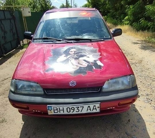 Красный Сузуки Свифт, объемом двигателя 1.59 л и пробегом 326 тыс. км за 1500 $, фото 1 на Automoto.ua