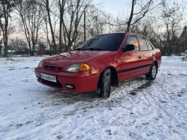 Червоний Сузукі Свифт, об'ємом двигуна 1.3 л та пробігом 28 тис. км за 1900 $, фото 1 на Automoto.ua