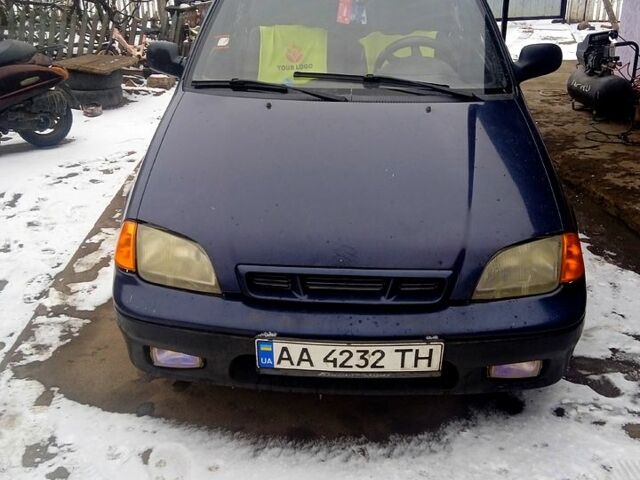 Синий Сузуки Свифт, объемом двигателя 1.3 л и пробегом 187 тыс. км за 1350 $, фото 1 на Automoto.ua