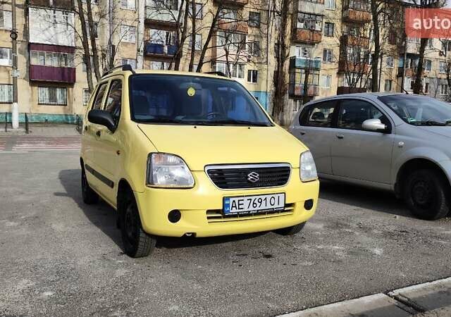 Желтый Сузуки Вагон Р, объемом двигателя 1.3 л и пробегом 209 тыс. км за 4100 $, фото 1 на Automoto.ua