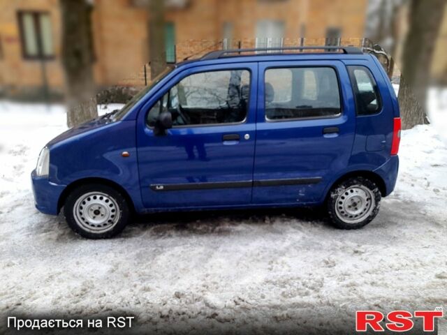 Синій Сузукі Вагон Р, об'ємом двигуна 1.3 л та пробігом 67 тис. км за 3550 $, фото 1 на Automoto.ua