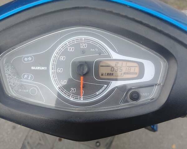 Синий Сузуки Address V125, объемом двигателя 0.12 л и пробегом 35 тыс. км за 975 $, фото 1 на Automoto.ua