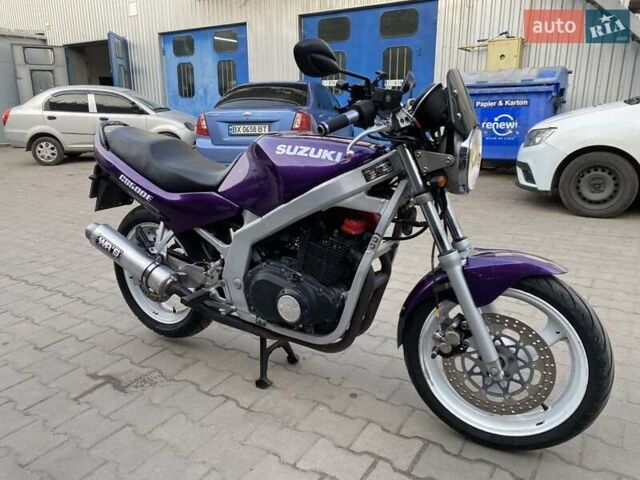Фіолетовий Сузукі GS 500E, об'ємом двигуна 0.5 л та пробігом 75 тис. км за 2100 $, фото 1 на Automoto.ua