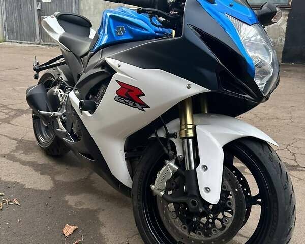Синий Сузуки GSX-R 750, объемом двигателя 0.75 л и пробегом 14 тыс. км за 10500 $, фото 1 на Automoto.ua