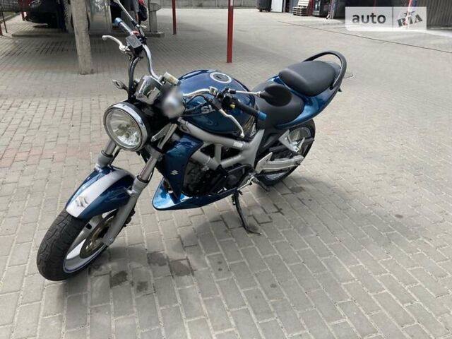 Синий Сузуки SV 650, объемом двигателя 0.65 л и пробегом 48 тыс. км за 3650 $, фото 1 на Automoto.ua