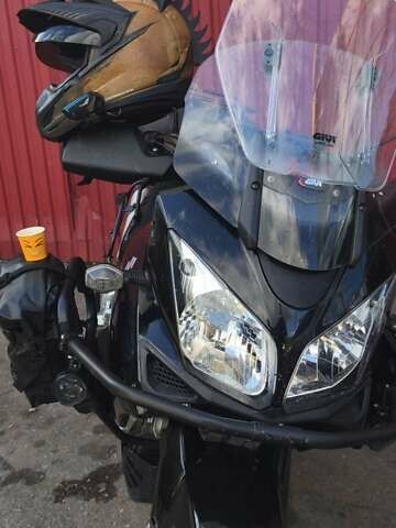 Черный Сузуки V-Strom 1000, объемом двигателя 1 л и пробегом 35 тыс. км за 6500 $, фото 1 на Automoto.ua