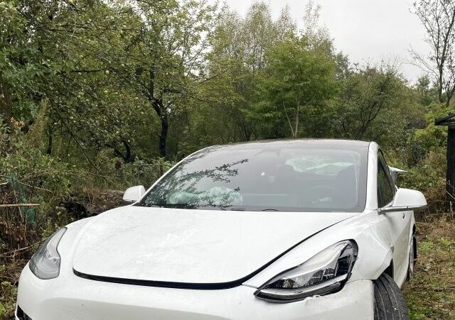 Белый Тесла Модель 3, объемом двигателя 0 л и пробегом 200 тыс. км за 6000 $, фото 1 на Automoto.ua