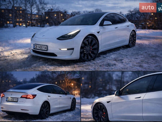 Білий Тесла Модель 3, об'ємом двигуна 0 л та пробігом 78 тис. км за 27700 $, фото 1 на Automoto.ua
