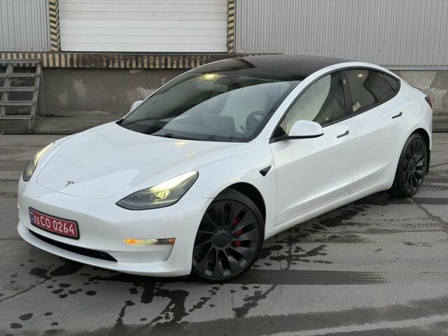 Белый Тесла Модель 3, объемом двигателя 0 л и пробегом 92 тыс. км за 21900 $, фото 1 на Automoto.ua