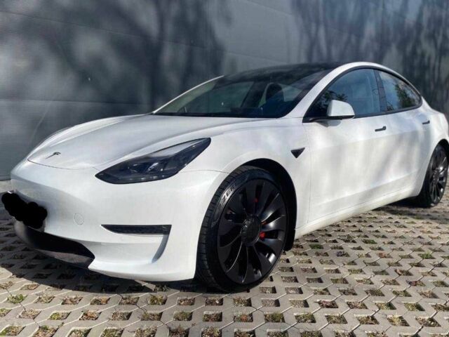Белый Тесла Модель 3, объемом двигателя 0 л и пробегом 45 тыс. км за 16500 $, фото 1 на Automoto.ua