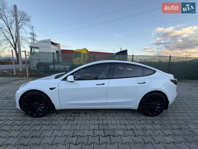 Белый Тесла Модель 3, объемом двигателя 0 л и пробегом 42 тыс. км за 24900 $, фото 1 на Automoto.ua